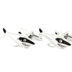 Boutons de manchette requin blanc Tony & Paul 2