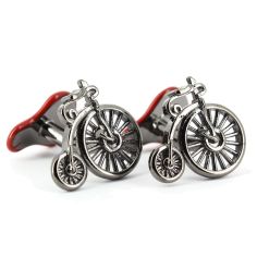 Boutons de manchette vélo ancien Tony & Paul 2