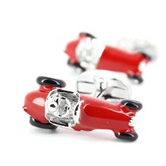Boutons de manchette bolide rouge Tony & Paul 2