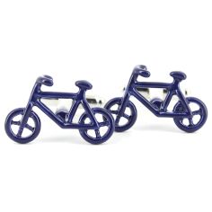 Boutons de manchette vélo Bleu Tony & Paul 2