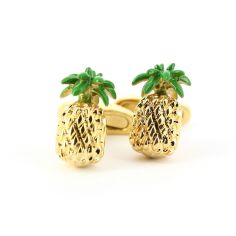 Boutons de manchette golden ananas Tony & Paul 2