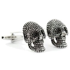 Boutons de manchette tête de mort design Tony & Paul 2