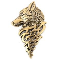 Boutonnière loup de sibérie bronze Tony & Paul 2