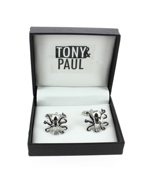 Boutons de manchette octopussy 007 Tony & Paul