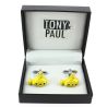 Boutons de manchette yellow submarine Tony & Paul