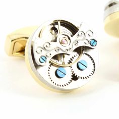 Boutons de manchette mécanisme de montre Lausanne Tony & Paul 2