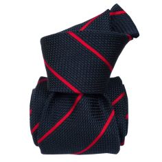 Cravate grenadine de soie, Segni & Disegni, Trevise, rouge Segni et Disegni 2