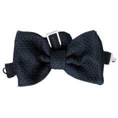 Noeud Papillon Noué, Grenadine de soie, Segni & Disegni, Marine Segni et Disegni 2