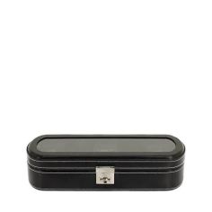 Ecrin 5 montres, cuir, Collection London noir Friedrich 23 2