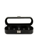 Ecrin 5 montres, cuir, Collection London noir Friedrich 23