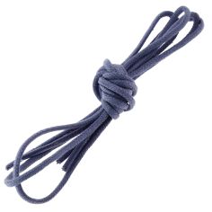 lacets ronds 2mm, coton ciré, Bleu plomb Les Lacets Français