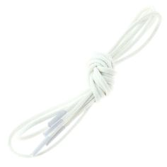 lacets ronds 2mm, coton ciré, Blanc Les Lacets Français