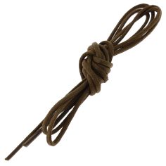 lacets ronds 2mm, coton ciré, marron Chocolat Les Lacets Français
