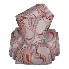 Cravate Segni Disegni Luxe, Faite main. Galatina Rouge Segni et Disegni