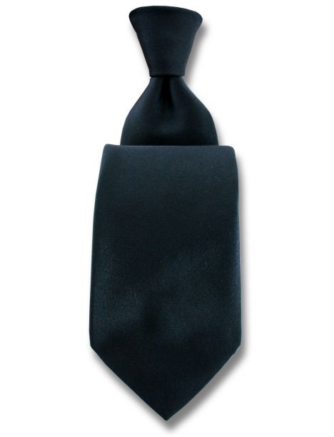 Cravate Robert Charles Satin noir fines 7.5cm Robert Charles