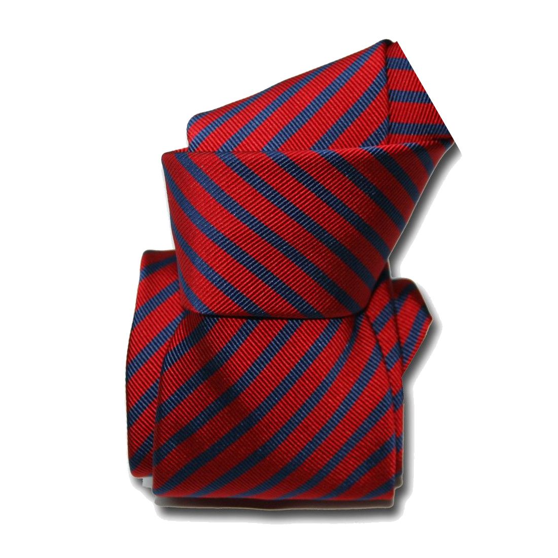 Cravate Classique Segni Disegni, Mogador, Brescia, Rouge marine Segni et Disegni