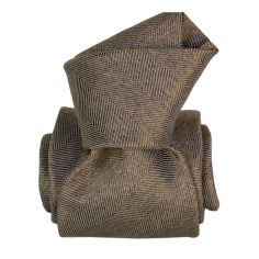 Cravate Segni Disegni Luxe, Faite main. Acireale Marron Segni et Disegni