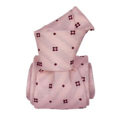 Cravate Segni Disegni Luxe, Faite main, Bolatte Rose Segni et Disegni