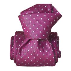 Cravate Segni Disegni Luxe, Faite main, Artemis Aubergine Segni et Disegni