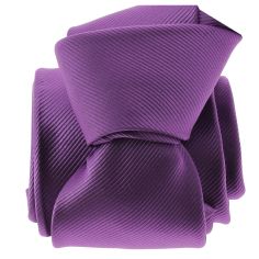 Cravate CLJ, Oeillet Mauve Clj Charles Le Jeune