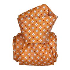 Cravate Segni Disegni Luxe, Faite main, Seville Orange Segni et Disegni