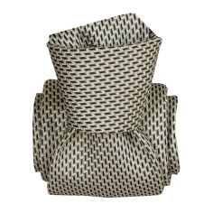 Cravate Segni Disegni Luxe, Faite main, Barcelone Marron Segni et Disegni