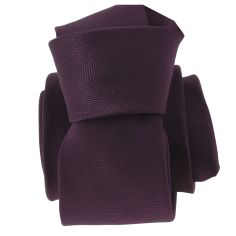 Cravate CLJ, Cubes aubergine Clj Charles Le Jeune