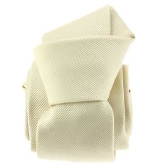 Cravate blanc cassé, soie italienne, Avorio Tony & Paul