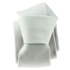 Cravate grise, soie italienne, Perla Tony & Paul