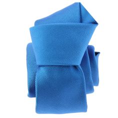 Cravate bleu, soie italienne, Bleu Cina Tony & Paul