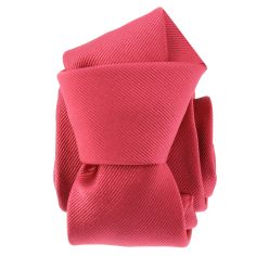 Cravate rose, soie italienne, Rose Ribes Tony & Paul