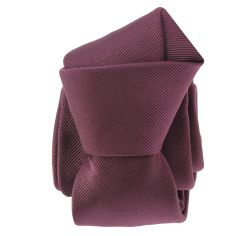 Cravate Bourgogne, soie italienne, Melanconia Tony & Paul