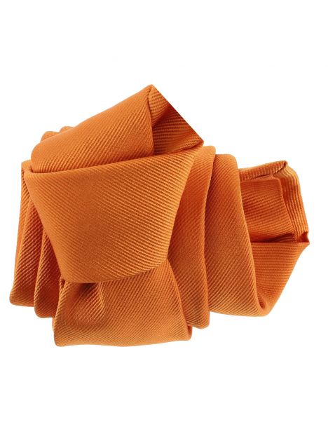 Cravate Luxe faite à la main, Orange Rame Tony & Paul