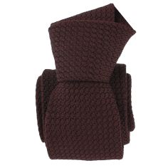 Cravate grenadine de soie, Marron, Tony & Paul Tony & Paul