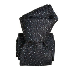 Cravate grenadine de soie, Segni & Disegni, Paris XVI Gris Segni et Disegni