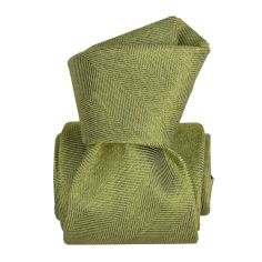 Cravate Segni Disegni Luxe, Faite main. Acireale Vert Segni et Disegni