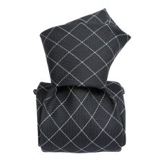 Cravate soie Classique Segni Disegni, Verone grise Segni et Disegni