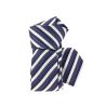Cravate en soie Attore, SLIM 5cm, rayée noir, violet et blanc Attore