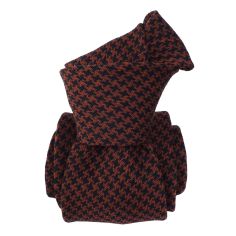 Cravate en laine et soie, Toscane cuivre Segni et Disegni