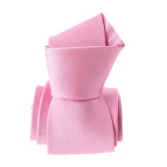 Cravate Slim, Rose unie, Mulhouse Clj Charles Le Jeune