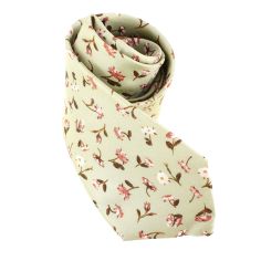 Cravate en soie, Boticelli Vénus, vert Brochier Soieries 1890