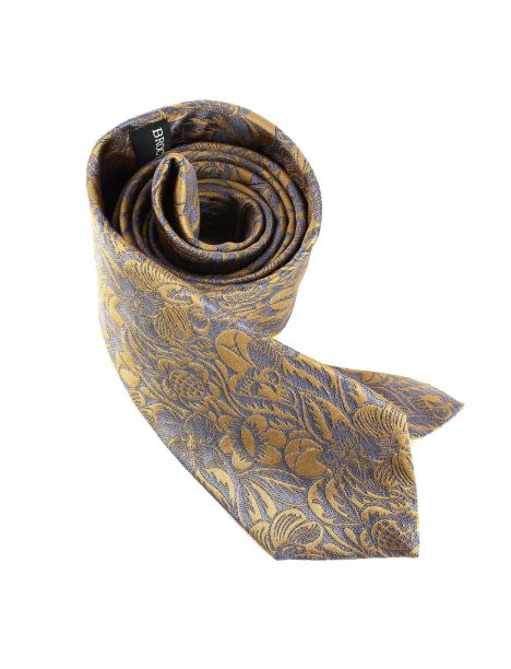 Cravate en soie, Dufy Fleurs Brochier Soieries 1890