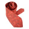 Cravate en soie, Tour Eiffel Ombres, rouge Brochier Soieries 1890