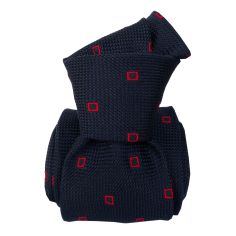 Cravate grenadine de soie, Segni & Disegni, Porto Cervo Marine Segni et Disegni