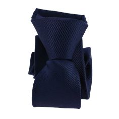 Cravate enfant, Petit Dandy slim Bleu marine Pomme Carré