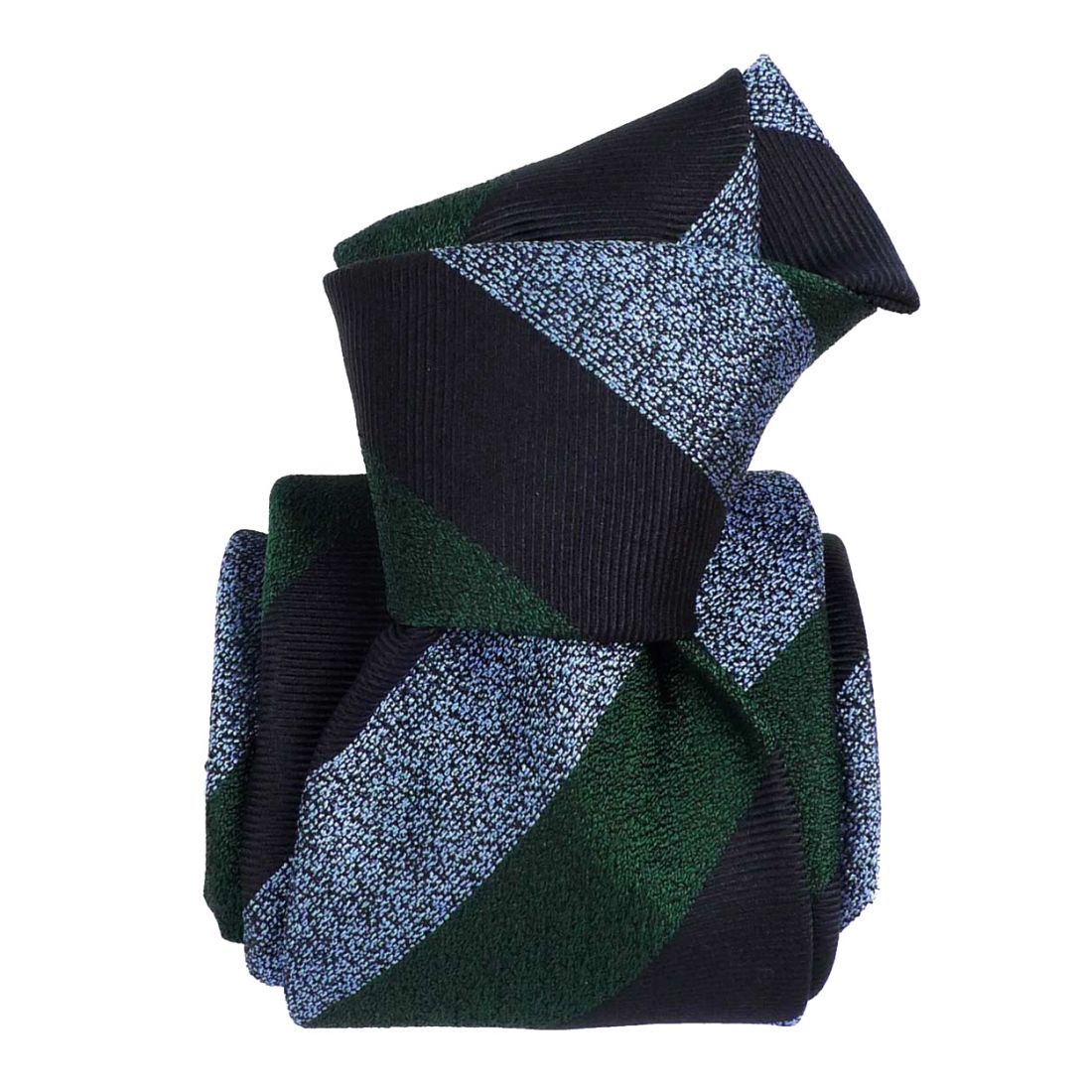 Cravate soie 6 plis, Club Vert, Faite à la main Segni et Disegni