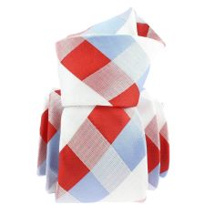 Cravate, Via Rione, Bleu blanc rouge Clj Charles Le Jeune