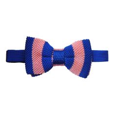 Noeud papillon tricot, Soie, club Bleu et Rose Tyler & Tyler