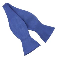 Noeud papillon à nouer en soie, Bleu royal, Fait à la main Tony & Paul
