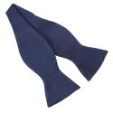 Noeud papillon à nouer en soie, Bleu marine, Fait à la main Tony & Paul